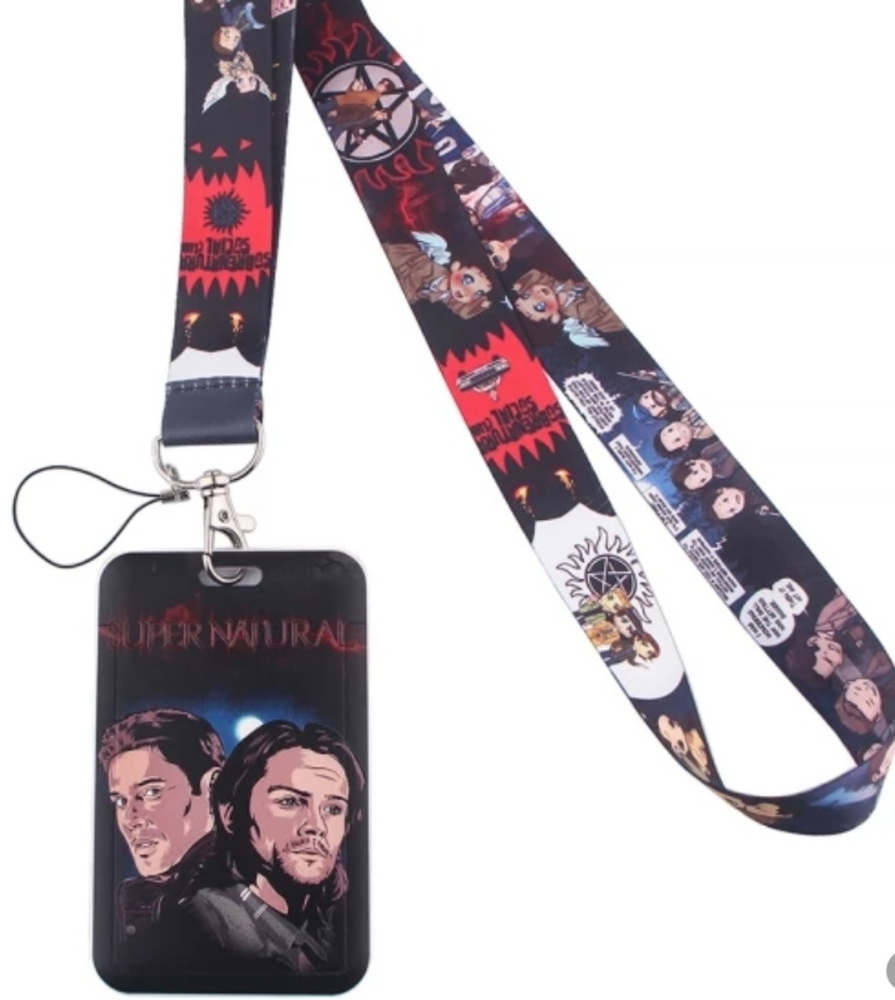NWT Supernatural Lanyard and ID Holder.